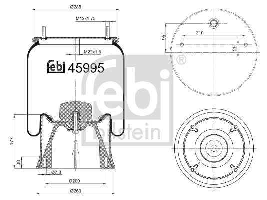 Bellow, air suspension